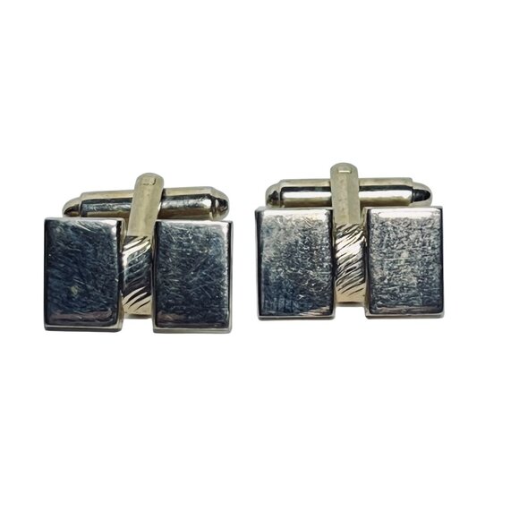 Lot Of 3 Vintage Gold Tone Cufflinks (6068) - Picture 4 of 8